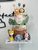Ryan & Daddy's 2-Tier Animal Cake