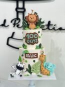 Isaac's 2-Tier Animal Cake