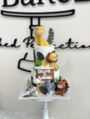 Dhya & Adelia's 2-Tier Animal Cake