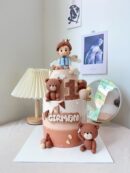 Girman's 2-Tier Bear and Baby Boy Cake