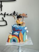 Euzafriel's Baby Boy on Beach Cake