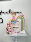 Hannan's Rainbow and Baby Girl Cake