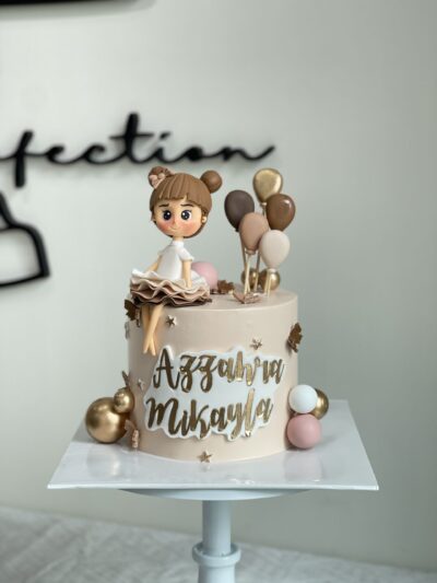 Azzahra Mikayla's Baby Girl Cake