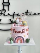Amanda's Unicorn and Rainbow Cake