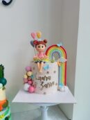 Laura Ez Zarra's Rainbow and Baby Girl Cake
