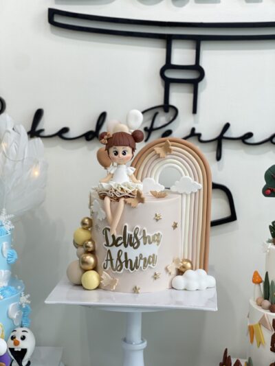 Delisha Ashira's Rainbow and Baby Girl Cake