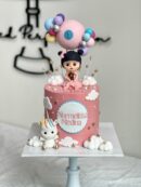 Nurmelissa Medina's Baby Girl and Unicorn Cake