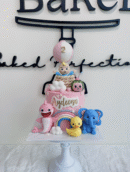 Aydeena's Hot Air Balloon and Baby Shark Cake