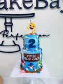 Putra Reza Zyadh's 2-Tier Baby Shark Cake