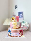 Hayley's 2-Tier Baby Shark Cake