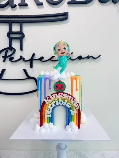 Cocomelon and Rainbow Cake