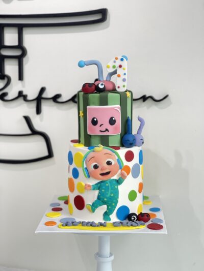 Ayyan Zyan's 2-Tier Cocomelon Cake