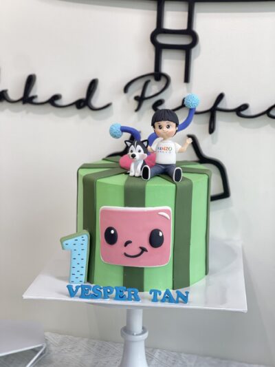 Vesper Tan's Little Boy and Cocomelon Cake