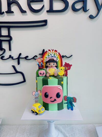 Ayla Medina's Baby Girl and Cocomelon Cake