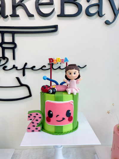 Durra's Baby Girl and Cocomelon Cake