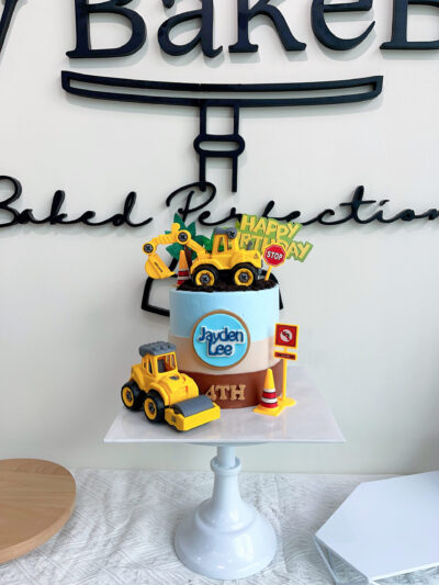 Jayden Lee's Construction Cake