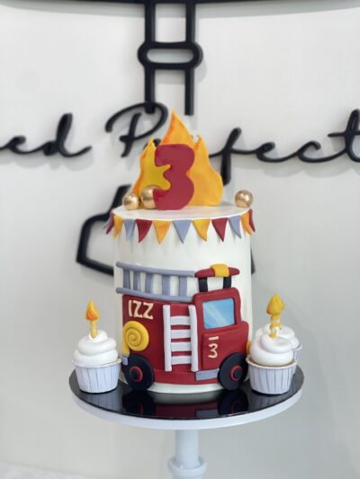 Izz's Firetruck Cake