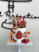 Yu Zhuo's Fireman and Firetruck Cake