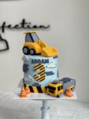 Addam's Construction Vehicle Cake