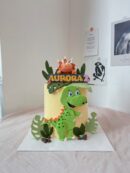 Aurora's Dinosaur Cake