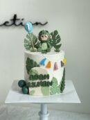 Adam Eilman's Baby Boy and Dinosaur Cake