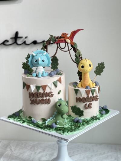 Herng Xuen & Herng Le's Dinosaur Cake