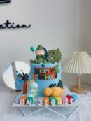Ean Jibaiel's Baby Boy and Dinosaur Cake