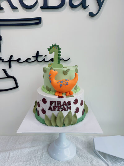 Firas Affan's 2-Tier Dinosaur Cake