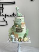 Yusuf Aryan's 2-Tier Dinosaur Cake