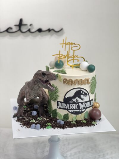 Rafael's Jurassic World Dinosaur Cake