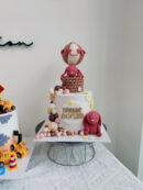 Irene Alyssa's Red Rabbit in Hot Air Balloon Cake