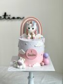 Arissa's Unicorn with Rainbow Cake