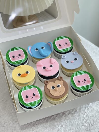 2D Cocomelon Cupcake