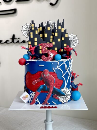 Abbas's Spiderman Cake