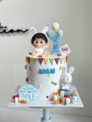 Adam's Rabbit Costume Baby Boy Cake