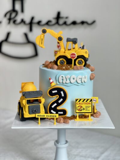 Aiden's Construction Truck Cake