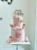 Angelyn's Pink Butterfly Cake