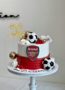 Arsenal Soccer Cake