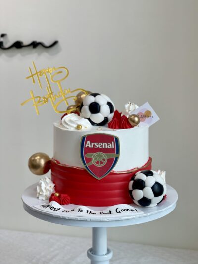 Arsenal Soccer Cake