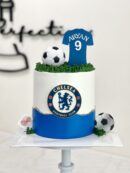 Aryan's Chelsea Soccer Cake