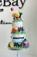 Augustine's 2-Tier Full Fondant Winnie Pooh & Friends Cake