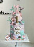 Aulea Fatin's 2-Tier Mermaid Tail Cake
