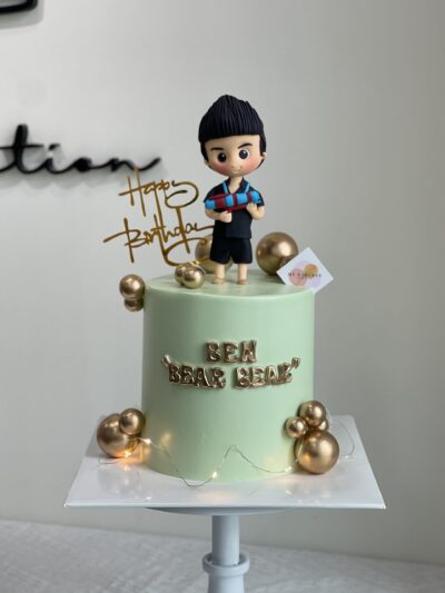 Ben's Custom Human Figurine Cake
