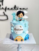 Bhesshman's Baby Boy with Toy Car Cake
