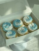 Blue & White Classic Cupcake