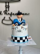 Caleb's Baby Boy Cake Sitting in Car Cake