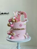 Charmaine's Pink Rainbow Cake