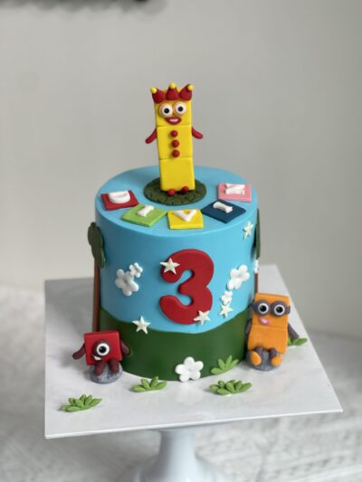 Divin's Number Blocks Cake