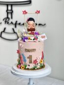 Ennie's Baby Girl on Swing Cake