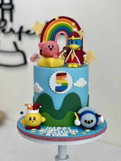 Evan's Kirby Theme Cake